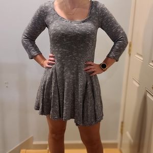 American Eagle Small Long Sleeve Skater Dress